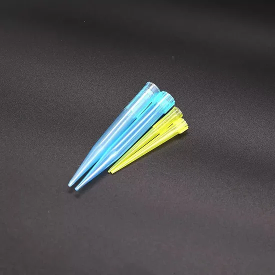 1000UL Blue PP Material Disposable Liquid Transfer Pipette Tips for Lab