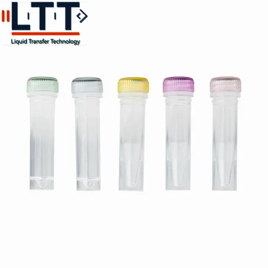 Disposable Screw Microtube PP Plastic Freezing Cryovials Cryogenic Vials with Cover Cryo Tubes