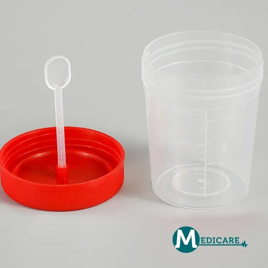 Sterile Sputum Container 30ml 40ml with Label Individual Package
