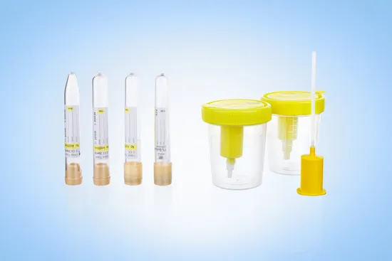 Urine Container 100ml with Needle, Specimen Container with Vaculid