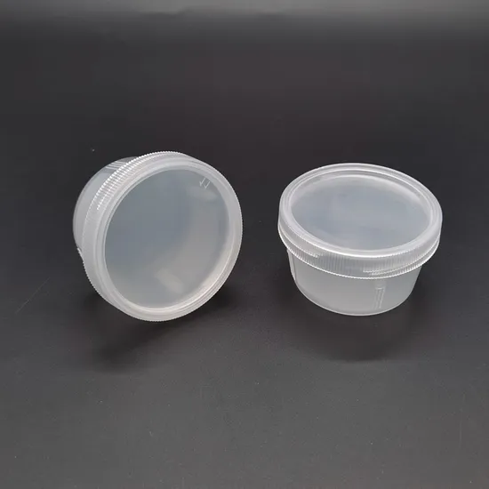 Sputum Container 30ml Wide Mouth PP Material