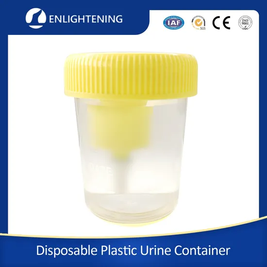 High Quality Sterile Disposable Plastic Medical Test Sample Cup Sterile Urine Container 30ml Stool Containers 