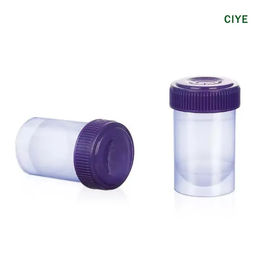 Disposable Medical Polymer Materials Sputum Container 