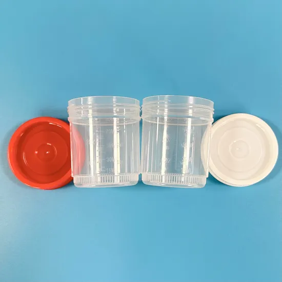 Aicor Disposable Medical Supplies Consumables Plastic Sampling Cup Specimen Container Urine Stool Container 90ml 