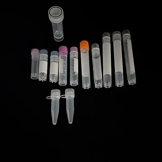 Laboratory Consumables 1.8ml Micro Cryovials Cryogenic Vials Cryo Tubes with Screw Cap 