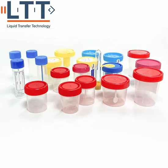 Disposable Hospital Urine Testing Cup 30ml 40ml 50ml 60ml 80ml 90ml 120ml Specimen Stool Container 