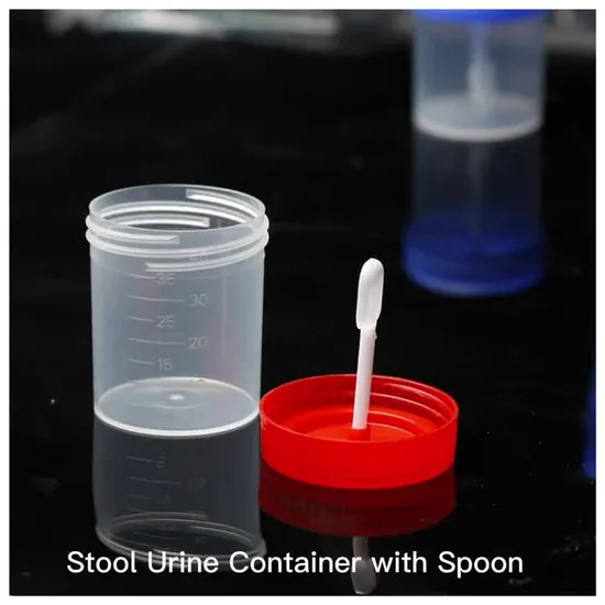 Siny High Quality 120ml 50ml Medical Disposable Sterile Container Supply Plastic Stool Sample Container 