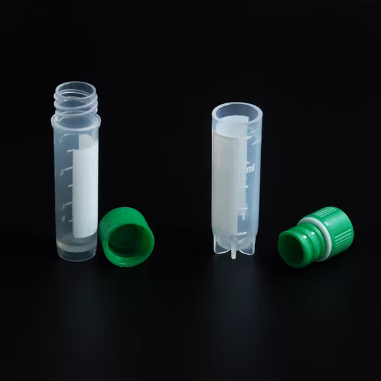 Conical Ultralow Temperature External Cryovials Micro Tubes Liquid Nitrogen Storage Cryovial