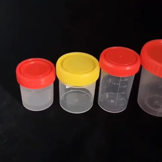 Hospital 30ml 60ml 120ml Sterile Urine Sampling Cup Stool Urine Container 